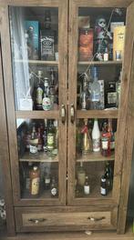 Houten Vitrinekast met Glazen Deuren, Ophalen