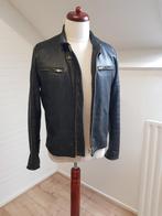 Aangeboden: Vintage Horshide Leren motorjas maat:S/M, Ophalen of Verzenden, Gedragen, Maat 48/50 (M), Zwart