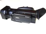 Sony FDR-AX700 ZGAN, teller slechts 5x10 uur, Boya Microfoon, Full HD, Ophalen of Verzenden, Zo goed als nieuw, 8 tot 20x