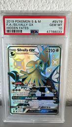 Pokemon Hidden Fates SILVALLY GX SV79 PSA 10, Ophalen of Verzenden, Nieuw, Losse kaart, Foil