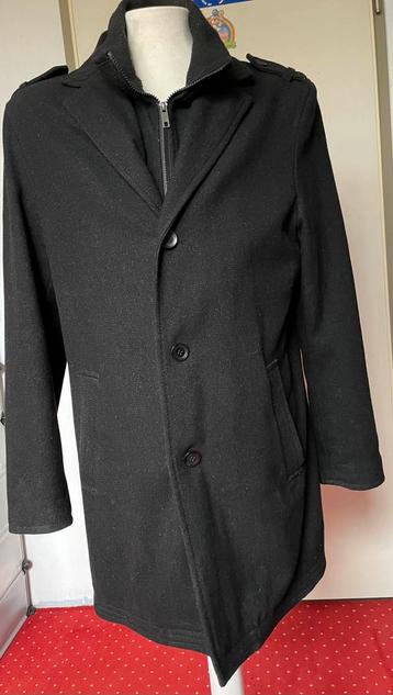 3/4 zwarte heren Winterjas.   Maat: 50 beschikbaar voor biedingen