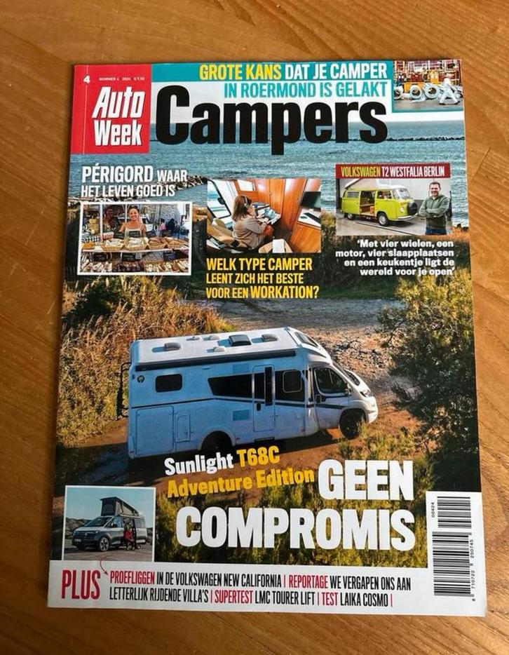 AutoWeek Campers - Sunlight T68C Adventure Edition, Boeken, Auto's | Boeken, Zo goed als nieuw, Algemeen, Ophalen of Verzenden