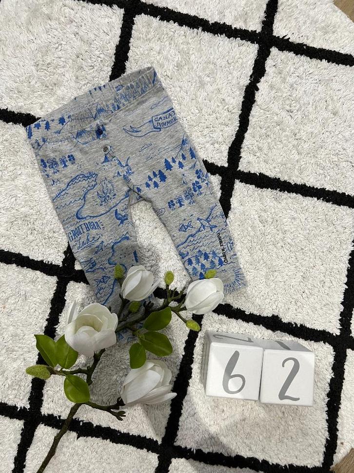 ZGAN grijs blauw Tumble N Dry legging jogger 62 baby broek, Kinderen en Baby's, Babykleding | Maat 62, Zo goed als nieuw, Jongetje of Meisje