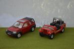 2 modelauto`s Bburago landrover en Jeep wrangler 1:24, Hobby en Vrije tijd, Modelauto's | 1:24, Ophalen of Verzenden, Gebruikt