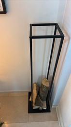 Haardhoutrek met haardset, houtblokken en reinigingspoeder, Ophalen, Gebruikt, Houtkachel, Vrijstaand