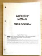 Honda CBR600 F2 1991-1992 Service Manual, Motoren, Handleidingen en Instructieboekjes, Verzenden, Honda