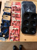 Partij bakvormen + koekjesuitstekers, Ophalen of Verzenden, Nieuw, Bakvorm