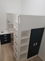 IKEA Hoogslaper met Bureau en Kast, Huis en Inrichting, Kasten | Roldeurkasten en Archiefkasten, Ophalen of Verzenden, Zo goed als nieuw