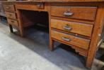 Vintage art deco groot bureau, Antiek en Kunst, Ophalen