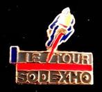 Le Tour- Sodexho pin- emaille, Verzamelen, Ophalen of Verzenden, Nieuw, Sport, Speldje of Pin