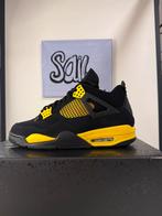 Jordan 4 Retro Thunder 37.5/44, Zwart, Nieuw, Ophalen of Verzenden, Sneakers of Gympen