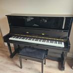 Yamaha U10A Piano – Japans topmodel uit 1992 – Met pianobank, Muziek en Instrumenten, Ophalen, Gebruikt, Zwart, Piano