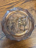 Houten Wanddecoratie Zwitserland, Antiek en Kunst, Antiek | Koper en Brons, Ophalen, Brons