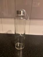 Glazen waterfles, Ophalen of Verzenden, Zo goed als nieuw