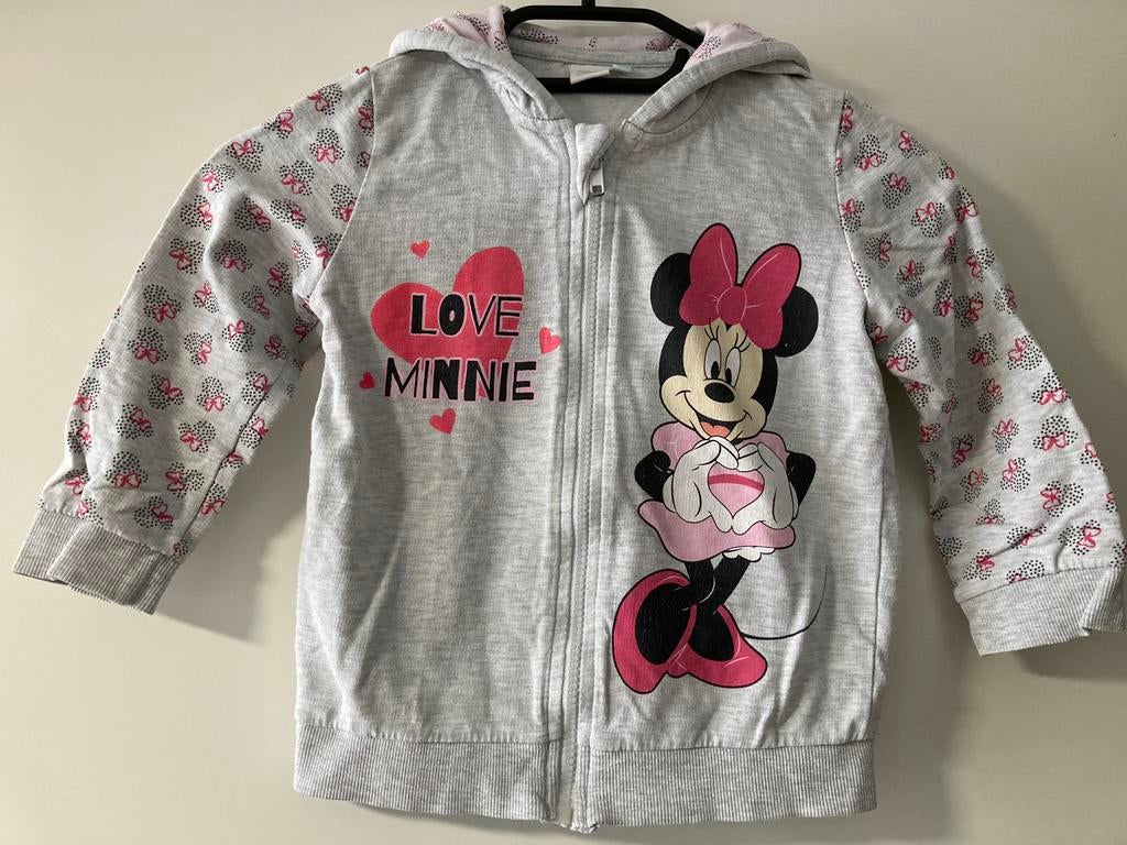 Nette Minnie Mouse Disney vest maat 98, Ophalen of Verzenden, Zo goed als nieuw, Meisje, Trui of Vest