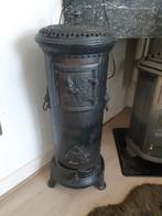 Antiek Franse potkachel, Huis en Inrichting, Kachels, Ophalen, Gebruikt, Houtkachel, Vrijstaand