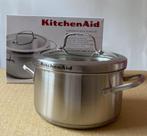KitchenAid kookpot met glazen deksel 3,3L, Huis en Inrichting, Keuken | Potten en Pannen, Kookpan of Snelkookpan, Nieuw, Ophalen of Verzenden