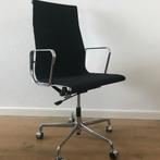 Vitra Eames Aluminium stoel EA 119 chroom zwart hopsak, Huis en Inrichting, Bureaustoelen, Zwart, Ophalen