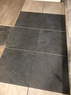 keramische terrastegels 60x60x2 cm antraciet gevlamd actie, Ophalen, Keramiek, Nieuw, 10 m² of meer