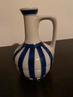 Bunzlau Kannetje Blauw/Crème, Gebruikt, Blauw, Aardewerk of Porselein, Ophalen of Verzenden