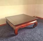Massieve teakhouten Opium tafel - 80x80 cm, Ophalen of Verzenden