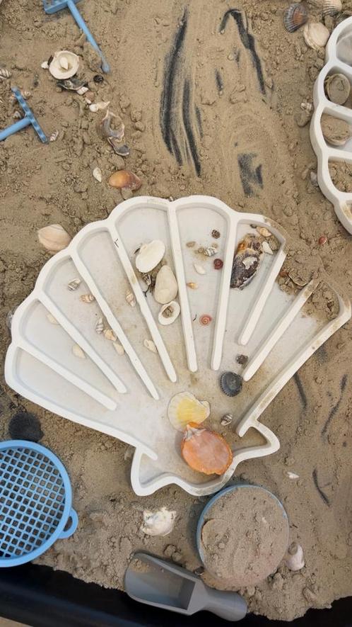 Vulvorm schelp wit (groot), Kinderen en Baby's, Speelgoed | Educatief en Creatief, Nieuw, Ontdekken, Ophalen of Verzenden