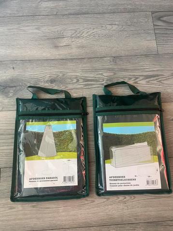 Nieuw in plastic: Parasolhoes en Hoes voor Tuinstoel Kussens beschikbaar voor biedingen
