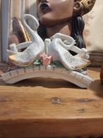 Porseleinen Zwanen Ornament, Antiek en Kunst, Verzenden