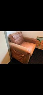 Leren Loveseat, Huis en Inrichting, Ophalen, Zo goed als nieuw, Eén