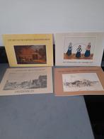. 4 Boekjes,Div  Pentekeningen/Prenten, Antiek en Kunst, Ophalen of Verzenden