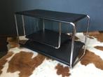 design Habitat metalen bijzettafel laag jaren 80, Ophalen
