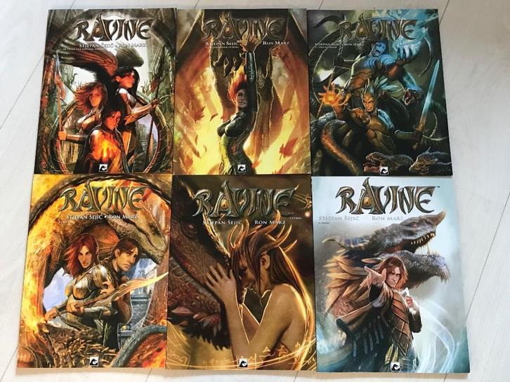 Ravine serie 1 t/m 6 geheel compleet en in nieuwstaat., Boeken, Stripboeken, Zo goed als nieuw, Complete serie of reeks, Ophalen of Verzenden