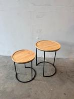 Salontafel set - Zo goed als nieuw, Ophalen, Minder dan 45 cm, Minder dan 55 cm, Rond