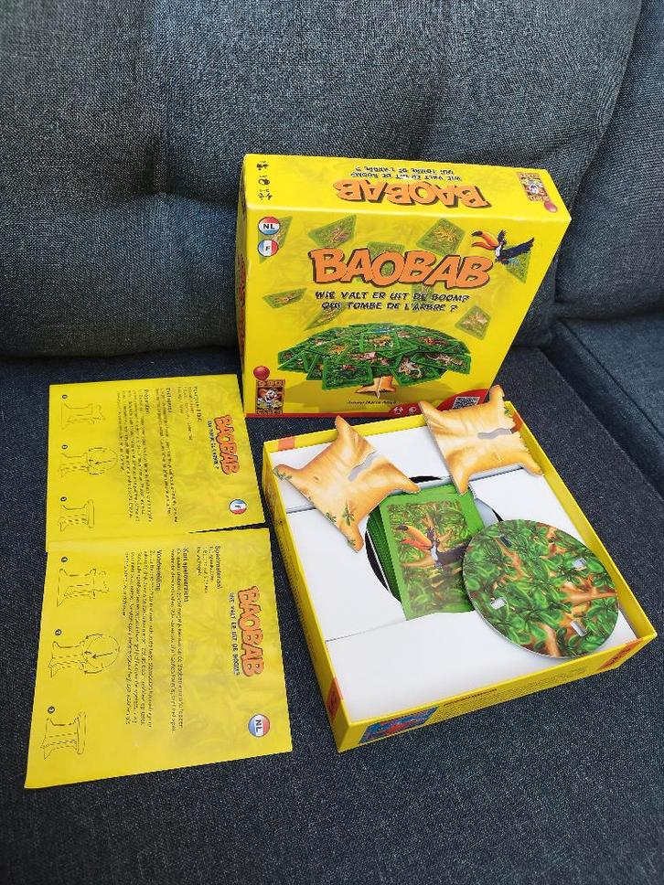 Baobab 999 Games, Hobby en Vrije tijd, Gezelschapsspellen | Kaartspellen, Zo goed als nieuw, Een of twee spelers, Drie of vier spelers