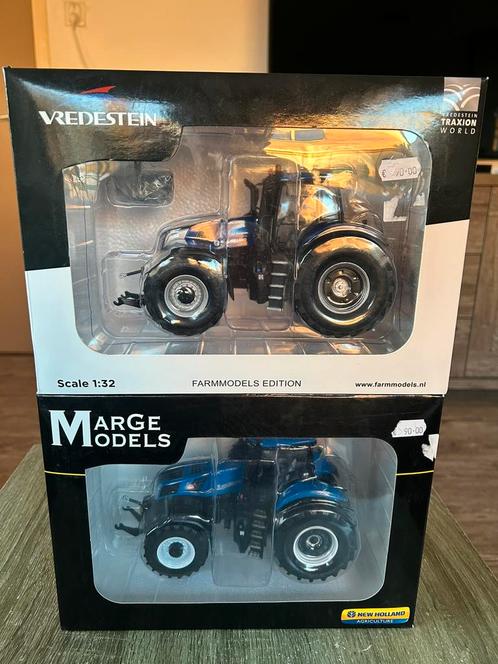 Marge models New Holland T8.435 en T8.435 Bleu Power !, Hobby en Vrije tijd, Modelauto's | 1:32, Nieuw, Tractor of Landbouw, Overige merken