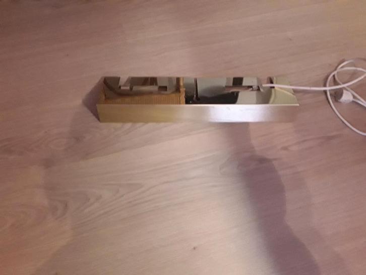 Messing Boekenplank Verlichting - Zonder Schroeven!, Huis en Inrichting, Lampen | Wandlampen, Gebruikt, Metaal, Ophalen of Verzenden