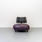 1x Leolux Pallone Fauteuil Rood/Paars - Zwart, Huis en Inrichting, Fauteuils, Niet ingevuld, Niet ingevuld, 75 tot 100 cm, Ophalen of Verzenden
