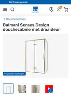 Te koop: Balmani Senses douchecabine 90x120 champagne gold, Ophalen, Zo goed als nieuw