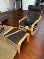 IKEA Poang Fauteuil en voetenbank, Ophalen, Gebruikt