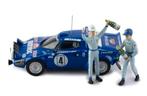 Renault Alpine 1800S #18 Monte Carlo 1973 + Figuren 1:43, Hobby en Vrije tijd, Modelauto's | 1:43, IXO, IXO, Nieuw, Ophalen of Verzenden