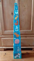 10-delige kartonnen stapeltoren 'Djeco', Ophalen of Verzenden, Gebruikt