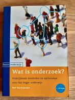 Wat is onderzoek? + cd-rom, Ophalen of Verzenden, Zo goed als nieuw, HBO