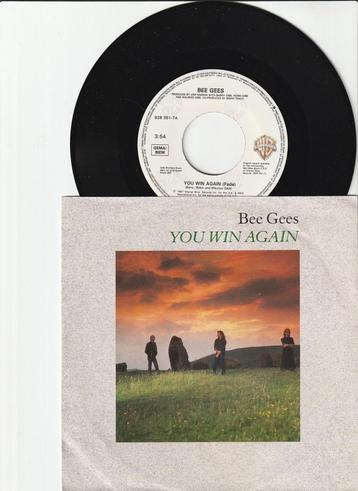 BEE GEES    -    YOU WIN AGAIN    ////    BACKTAFUNK   [7''] beschikbaar voor biedingen