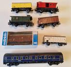 Marklin Wagons en goederen wagons en heel veel rails. teab, Hobby en Vrije tijd, Modeltreinen | H0, Ophalen, Wisselstroom, Gebruikt