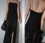 Zwarte  Jurk maat L Zara, Kleding | Dames, Jurken, Maat 42/44 (L), Nieuw, Ophalen of Verzenden, Onder de knie