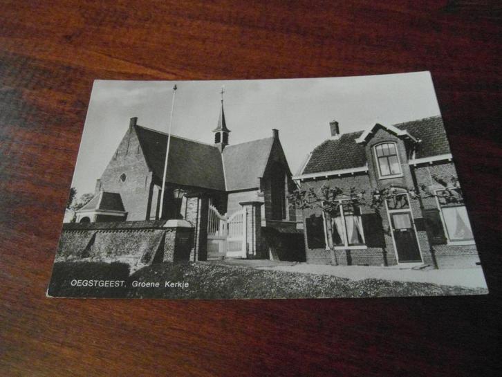 B70 - Oegstgeest - Groene Kerkje - Mooie oude kaart, Verzamelen, Ansichtkaarten | Nederland, Zuid-Holland, 1960 tot 1980, Ophalen of Verzenden