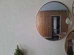 Ronde spiegel Coco Karwei, messing/goud, 70 cm, Huis en Inrichting, Woonaccessoires | Spiegels, Ophalen, Gebruikt, Rond, Minder dan 100 cm