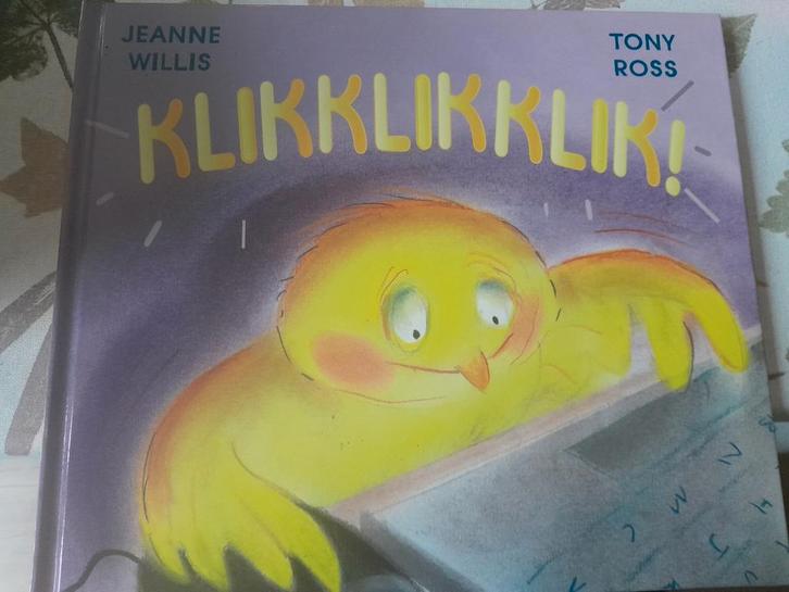 Jeanne Willis - Klikklikklik!, Boeken, Prentenboeken en Plaatjesalbums, Zo goed als nieuw, Ophalen of Verzenden