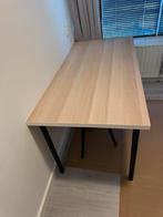 Bureau / Eettafel IKEA Linmon + Adils poten – 150x75 cm, Ophalen, Zo goed als nieuw, Bureau