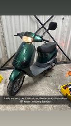 Piaggio zip type 1 op nederlands kenteken, Ophalen